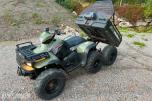 2004 Polaris Big boss 500 6X6 ATV VINSJ HENGERFESTE